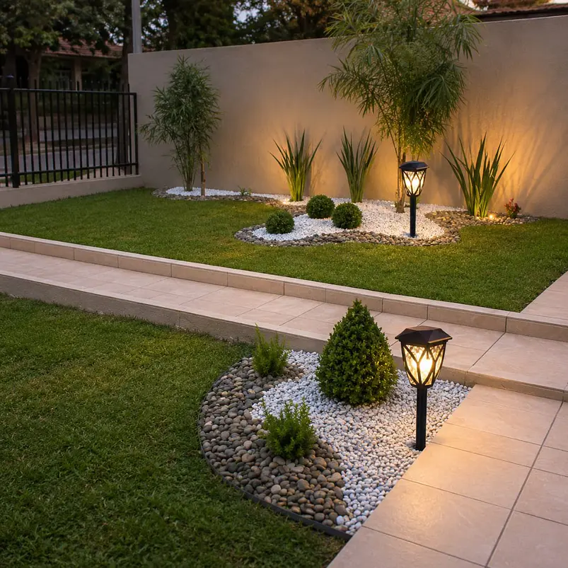Estacas y Lámparas Solares LED Decorativas de Jardín 43