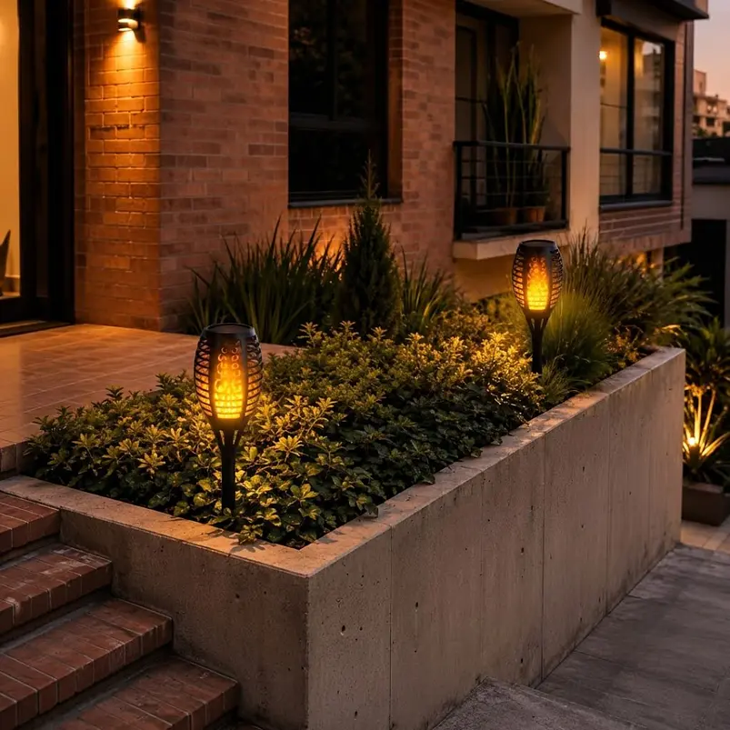 Estacas y Lámparas Solares LED Decorativas de Jardín 48