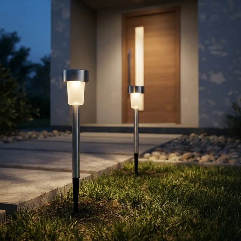 Estacas y Lámparas Solares LED Decorativas de Jardín 3