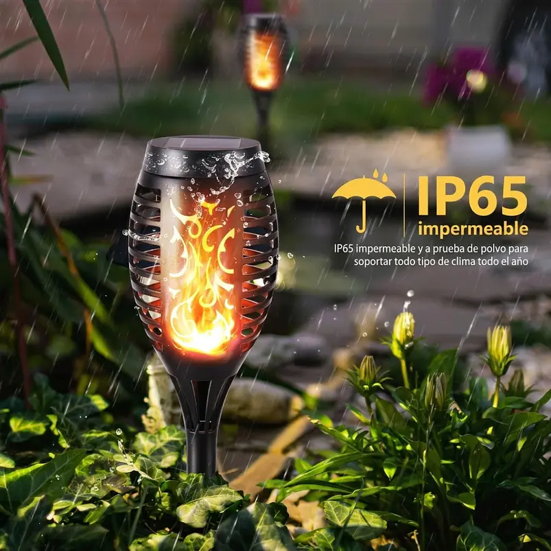 Estacas y Lámparas Solares LED Decorativas de Jardín 51