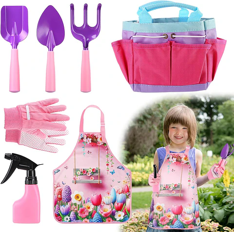 Kit Esencial De Herramientas De Jardinería Para Niñas