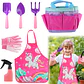 Kit Jardinería Niña Herramientas, Bolso y Delantal Unicornio - Miniatura 1