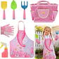 Kit Jardinería Niña Herramientas, Bolso y Delantal Sirena - Miniatura 1