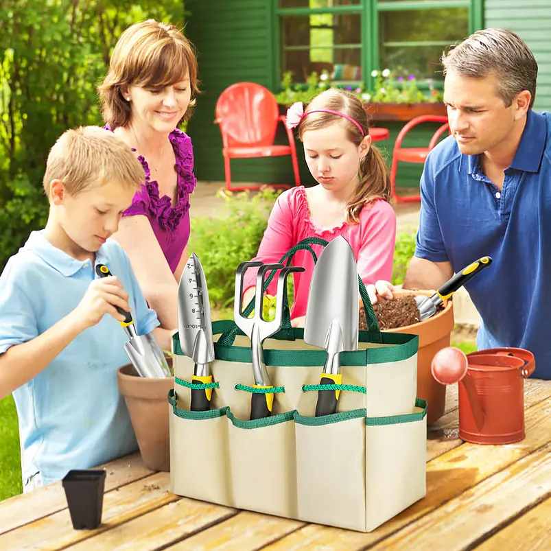 Set Herramientas De Jardín Ergonómicas De Aluminio 7 Piezas 6