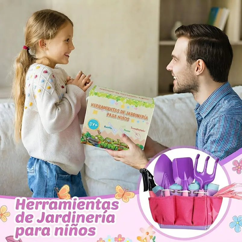 Kit Esencial De Herramientas De Jardinería Para Niñas 7