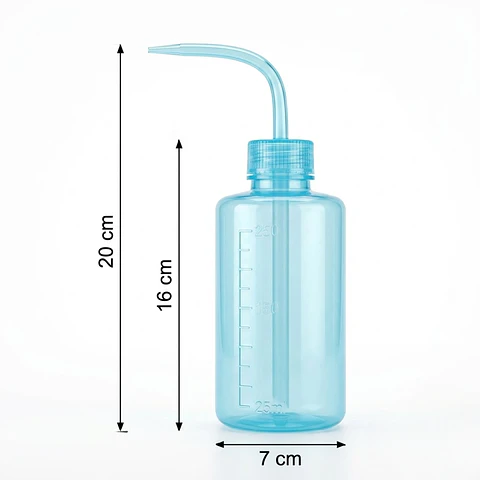 Botella de Riego De Apretar Ideal Cactus Suculentas x250ml Blanco