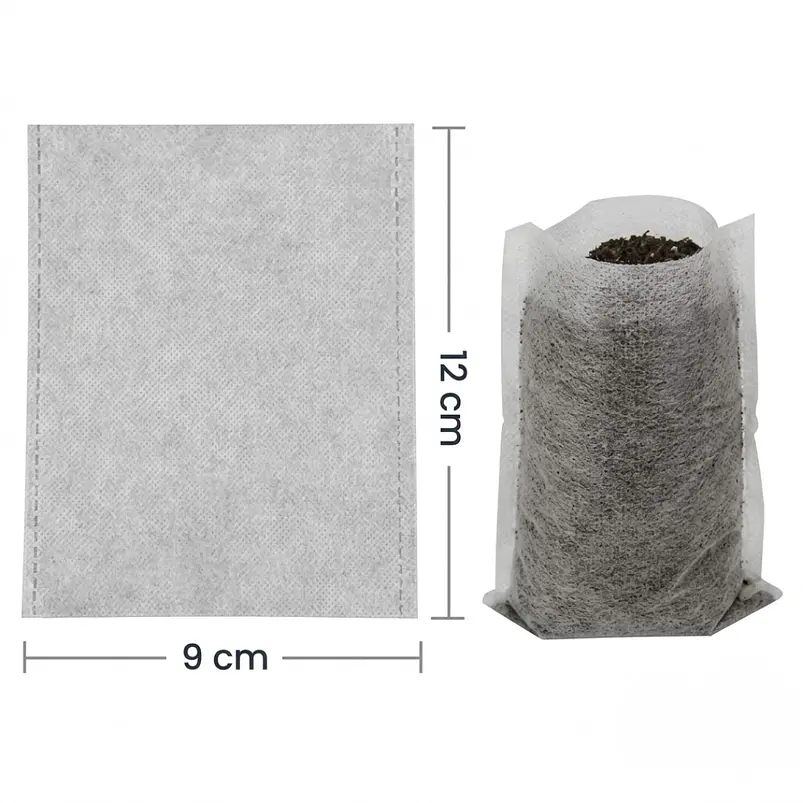 Bolsa Siembra Tela Especial Biodegradable x100pz Semillero 2