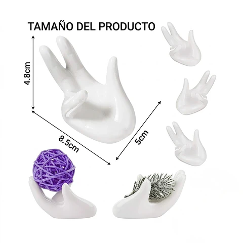 Maceta Para Plantas Aéreas Diseño Mano En Cerámica Fina