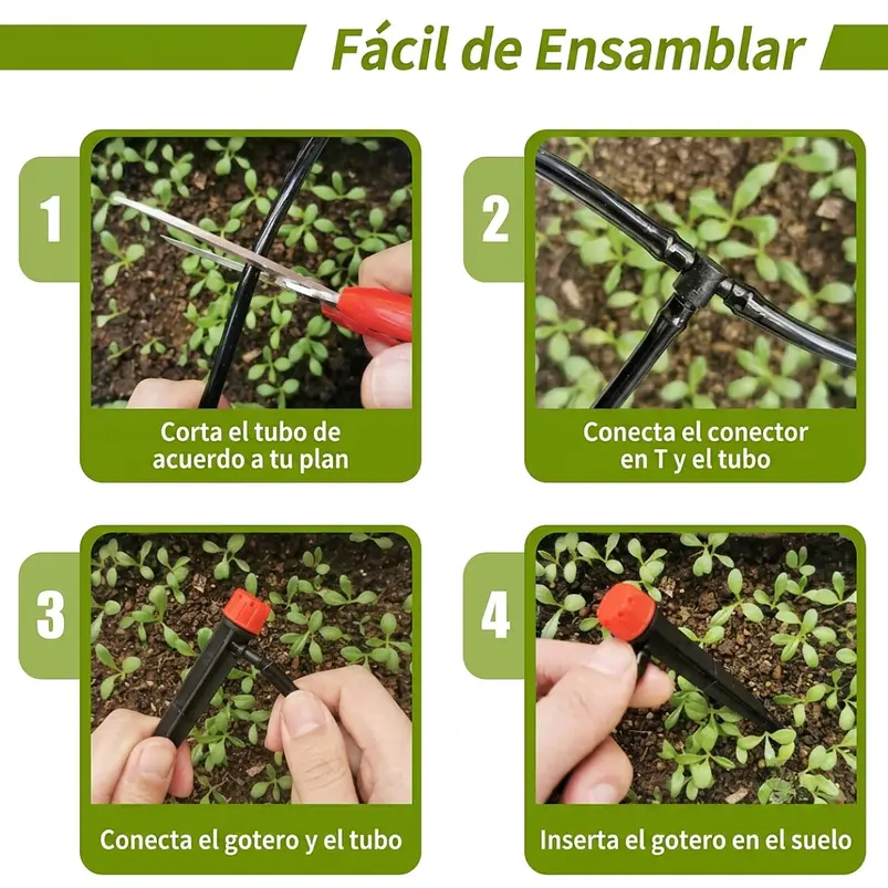 Emisores De Riego Por Goteo Ajustables 1/4 20 Unidades 2