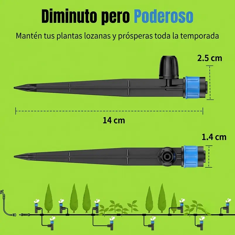 Emisores De Riego Por Goteo Ajustables 360 Grado x20 Unidades 2