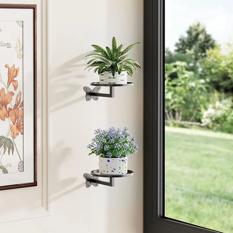 Soporte De Pared Mariposa Para Macetas x2 Unidades 3