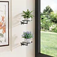 Soporte De Pared Mariposa Para Macetas x2 Unidades - Miniatura 3