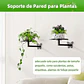 Soporte De Pared Mariposa Para Macetas x2 Unidades - Miniatura 6