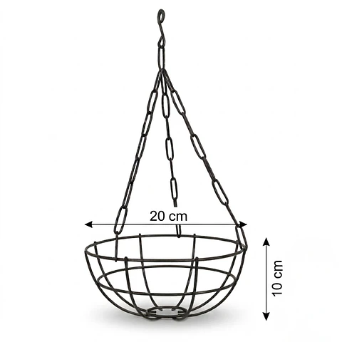 Canasta De Colgar Para Plantas Más Nido De Coco x20 cm Diámetro