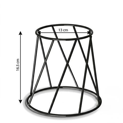 Soporte De Macetas Plantas 13cm Diámetro x16cm Alto Pisa