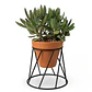 Soporte De Macetas Plantas 13cm Diámetro x16cm Alto Pisa - Miniatura 1