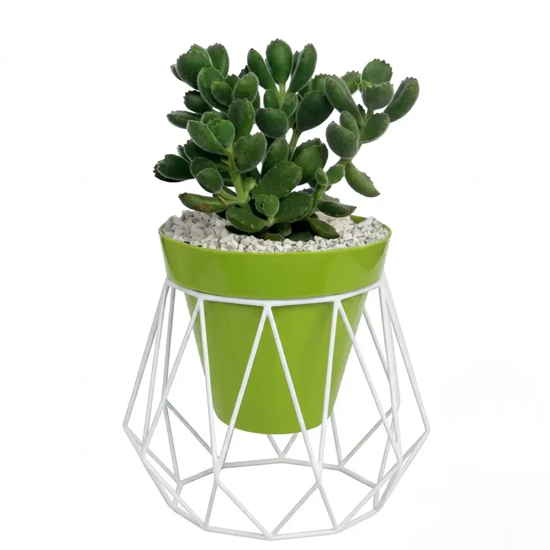 Soporte de Mesa de Maceta Plantas 19cm Alto 17cm Diámetro 2