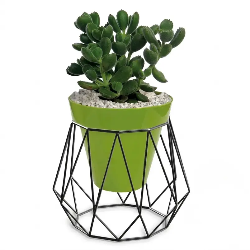 Soporte de Mesa de Maceta Plantas 19cm Alto 17cm Diámetro 1