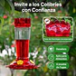 Bebedero Aves Colibríes Plástico Premiun Con Sistemas Antifugas x2 Unidades - Miniatura 4