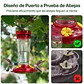 Bebedero Aves Colibríes Plástico Premiun Con Sistemas Antifugas x2 Unidades - Miniatura 5