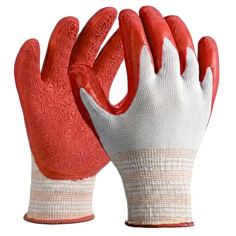 Guantes de Proteccion Jardinería x01 Par Unisex Caucho Transpirable S-M 4