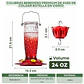 Colibries Bebedero Premium de Aves de Colgar Botella en Vidrio - Miniatura 7