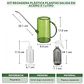 Kit Regadera Plástica Plantas Salida en Acero x 1 Litro - Miniatura 8