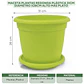 Maceta Plantas Redonda Plástica 31cm Diámetro x28cm Alto Más Plato - Miniatura 8