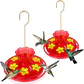 Bebedero Colibrí 200ml Colgante Plástico 6 Puertos x2 Unidades - Miniatura 1