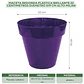 Maceta Plástica Milan  Brillante 22cm Diámetro x19cm Alto  - Miniatura 13