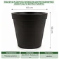 Maceta Plástica Wengue 60cms Diámetro x55cm Alto Extra Fuerte - Miniatura 2