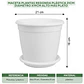 Maceta Plantas Redonda Plástica 21cm Diámetro x19cm Alto Más plato - Miniatura 17