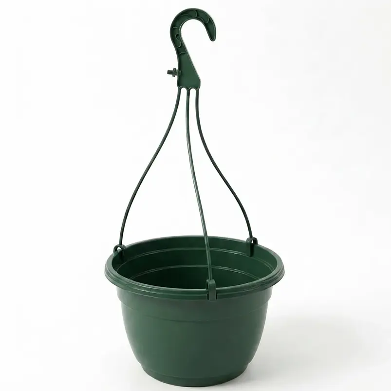 Maceta Plástica De Colgar Para Plantas De 25cm Diámetro 7