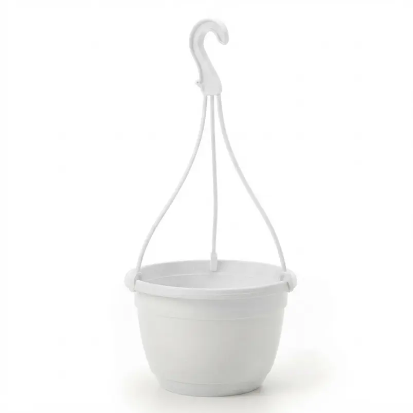Maceta Plástica De Colgar Para Plantas De 25cm Diámetro 4