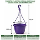 Maceta Plástica De Colgar Para Plantas De 25cm Diámetro - Miniatura 13