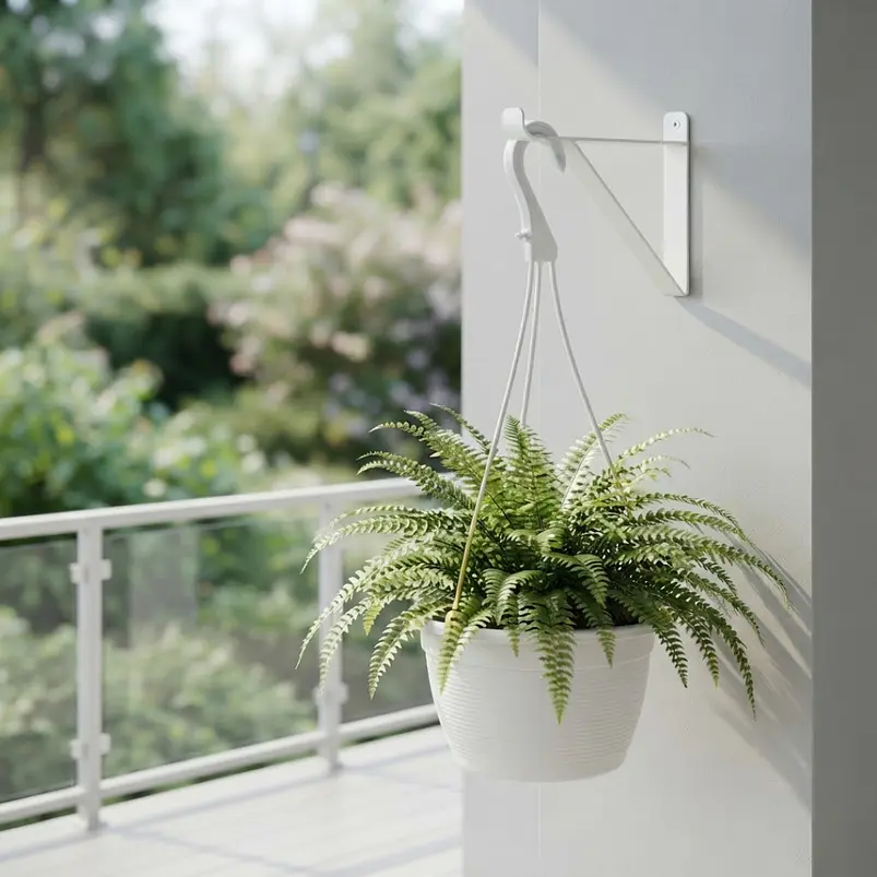 Maceta plástica de colgar para plantas de 20cm diámetro 14