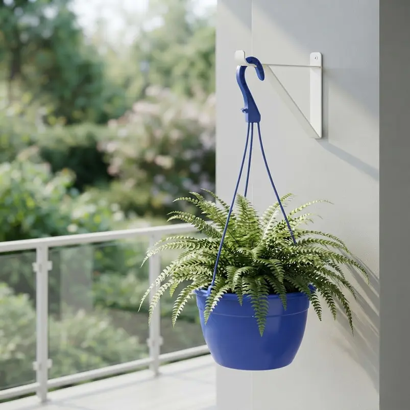 Maceta plástica de colgar para plantas de 20cm diámetro 15