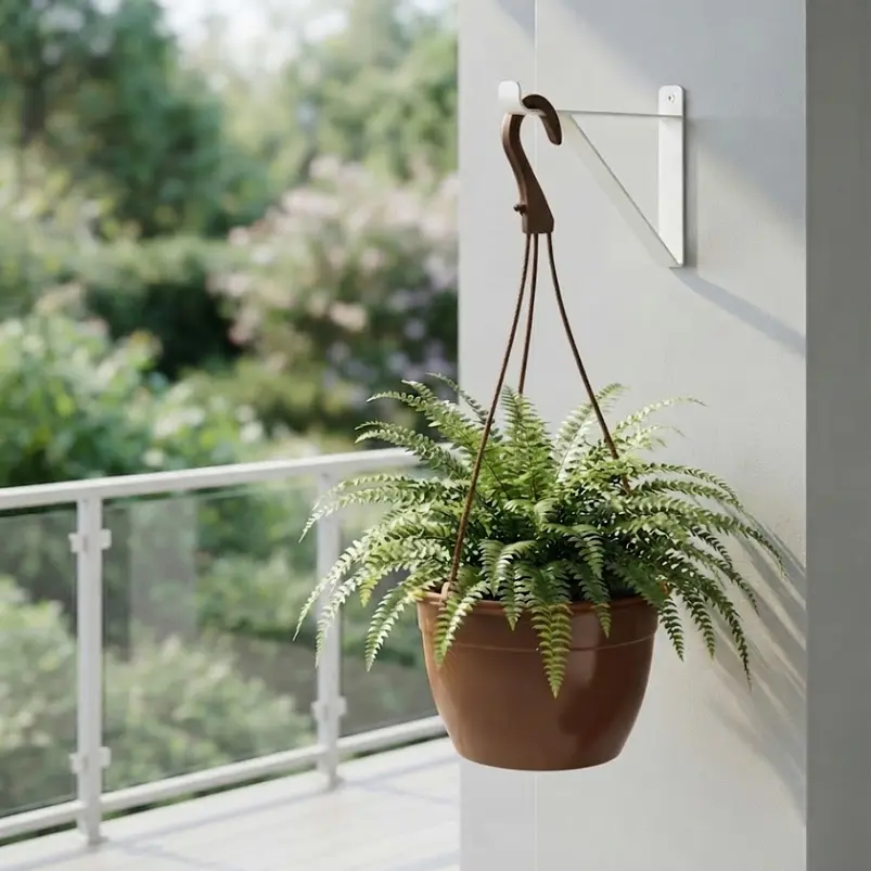 Maceta plástica de colgar para plantas de 20cm diámetro 16