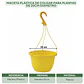 Maceta plástica de colgar para plantas de 20cm diámetro - Miniatura 2
