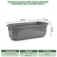 Maceta Plástica Rectangular Tipo Jardinera En Colores x40cm - Miniatura 30