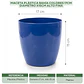 Maceta Plástica Bahía Colores 17cm Diámetro x15cm Alto Fina - Miniatura 13