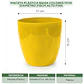 Maceta Plástica Bahía Colores 17cm Diámetro x15cm Alto Fina - Miniatura 18