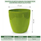Maceta Plástica Bahía Colores 17cm Diámetro x15cm Alto Fina - Miniatura 19