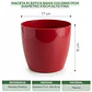 Maceta Plástica Bahía Colores 17cm Diámetro x15cm Alto Fina - Miniatura 21