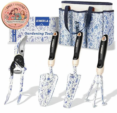 Kit Juego de Herramientas Esencial de Jardinería Huerto y Cultivo