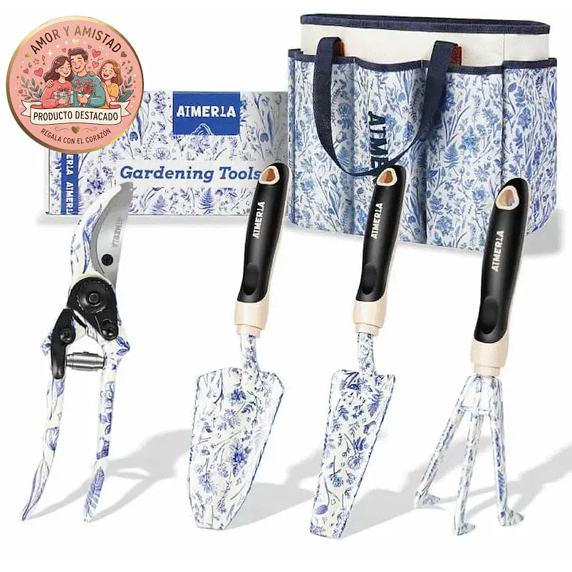Kit Juego de Herramientas Esencial de Jardinería Huerto y Cultivo 1