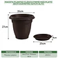 Maceta Plantas Clásica Firme Más Plato 35cm Diámetro x27cm Alto - Miniatura 4