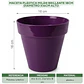 Maceta Plástica Milán Brillante 18cm Diámetro x16cm Alto - Miniatura 16