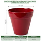 Maceta Plástica Milán Brillante 18cm Diámetro x16cm Alto - Miniatura 21