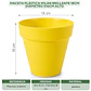 Maceta Plástica Milán Brillante 18cm Diámetro x16cm Alto - Miniatura 22